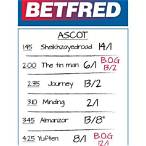 betfred bet tracker